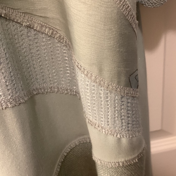 VINTAGE TOMMY N LOU LOU PANT SET SZ XL RAYON MIXED TONAL FABRIC CROPPED - Picture 4 of 11